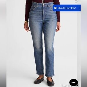 Madewell.  The Curvy Perfect Vintage Jean.  24.